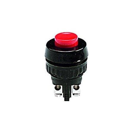 Rafi Momentary Pushbutton Opaque Black 1.10.001.161/0104